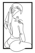 PAINEL DE PAREDE PARA TOALHAS