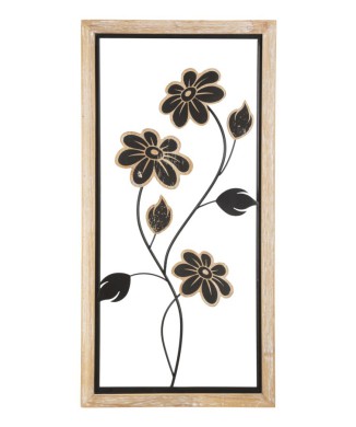 PAINEL DE FERRO E MADEIRA GIRISH -A-