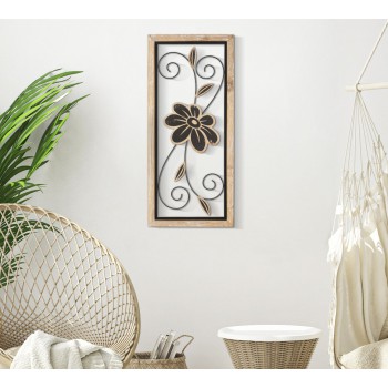 PAINEL DE FERRO E MADEIRA KOMAN -A-