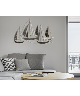 NAVIO À VELA COM PAINÉIS DE FERRO