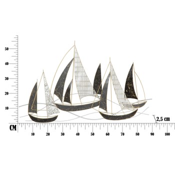NAVIO À VELA COM PAINÉIS DE FERRO