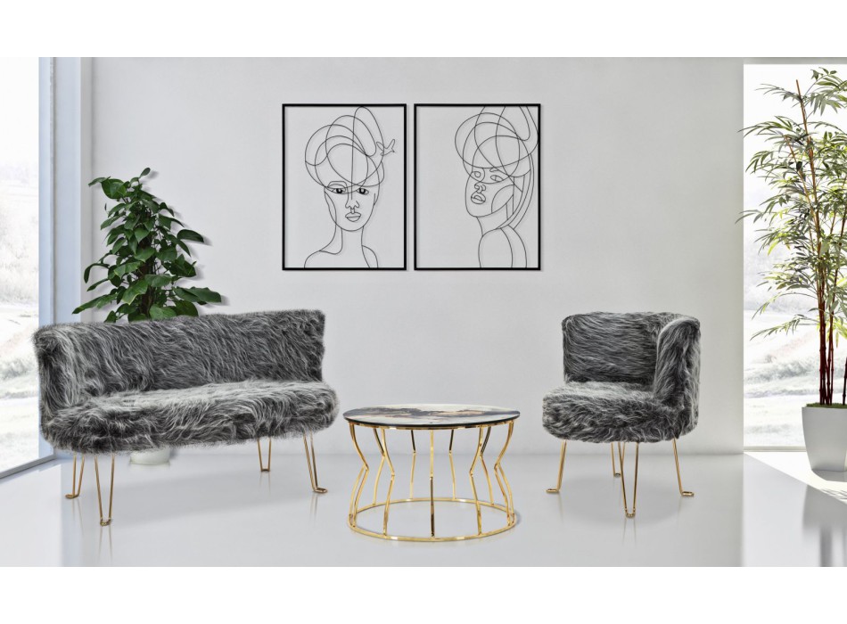 PAINEL DE FERRO MULHER SIMPLES CASAL