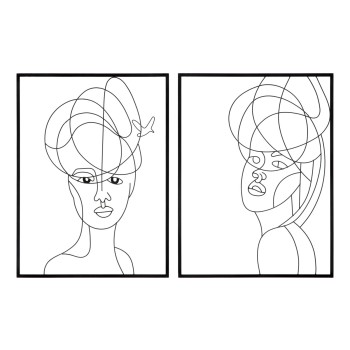 PAINEL DE FERRO MULHER SIMPLES CASAL