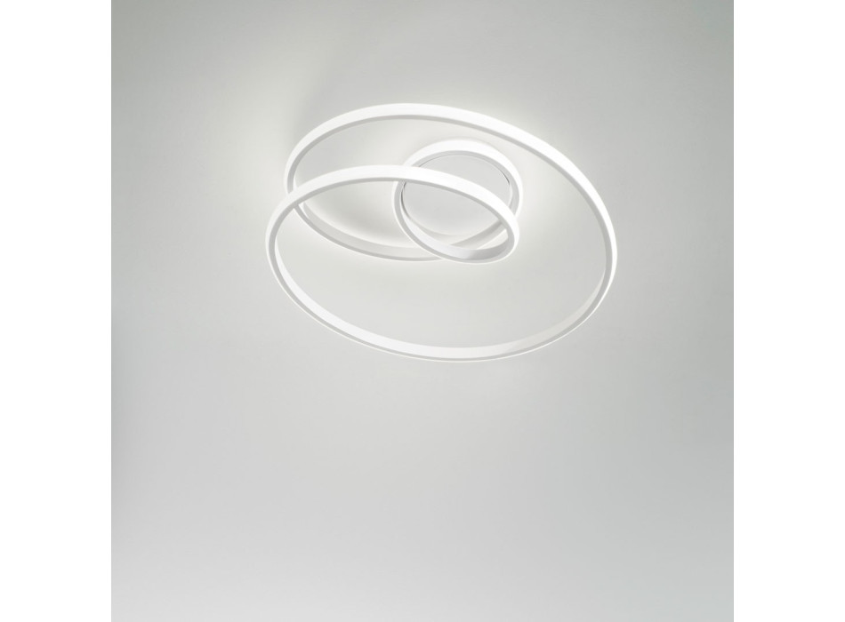 Luminária de teto LED branca Coaster 40W 5440LM CCT 50x4x22cm