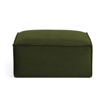 Banqueta Blok em veludo cotelê