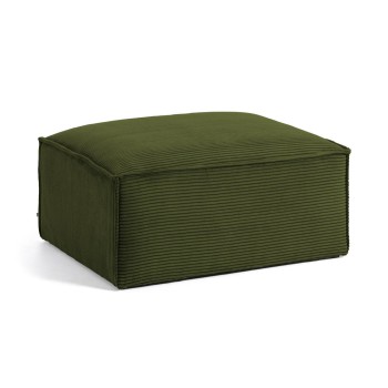 Banqueta Blok em veludo cotelê