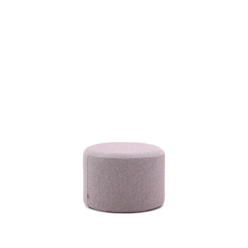 Apoio para os pés Kaeli com capa removível, roxo, Ø 60 cm