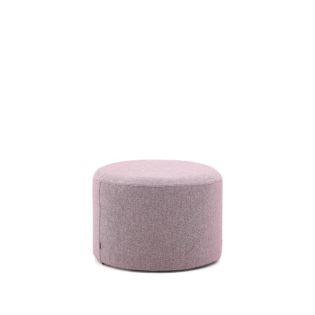 Apoio para os pés Kaeli com capa removível, roxo, Ø 60 cm