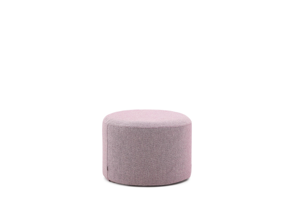 Apoio para os pés Kaeli com capa removível, roxo, Ø 60 cm