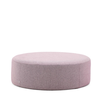 Apoio para os pés Kaeli com capa removível, roxo, Ø120 cm