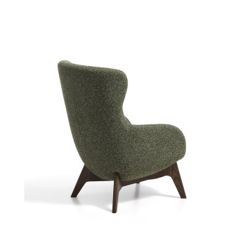 Poltrona Adiran em chenille grosso