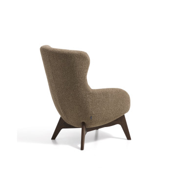 Poltrona Adiran em chenille grosso