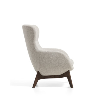 Poltrona Adiran em chenille grosso
