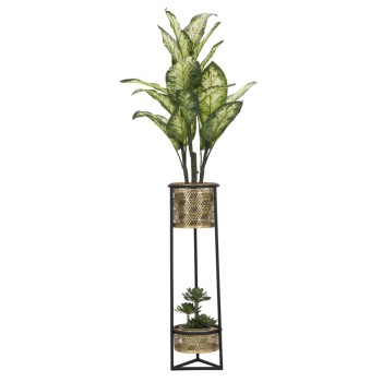SUPORTE DUPLO PARA VASOS DE PLANTAS