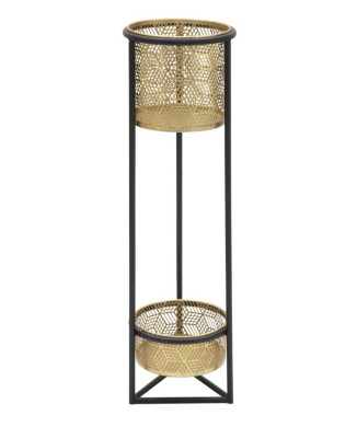 SUPORTE DUPLO PARA VASOS DE PLANTAS