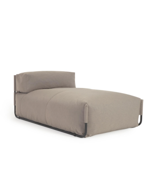 pufe modular quadrado para sofá de exterior 