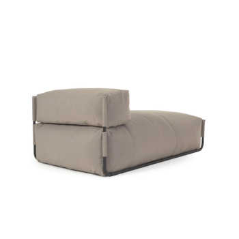 pufe modular quadrado para sofá de exterior 