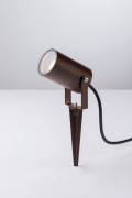 Projetor Akron Corten com suporte 1xGU10 IP65 10x6cm