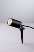 Projetor AKRON PRETO COM 1 SOQUETE GU10 IP65 10X6CM