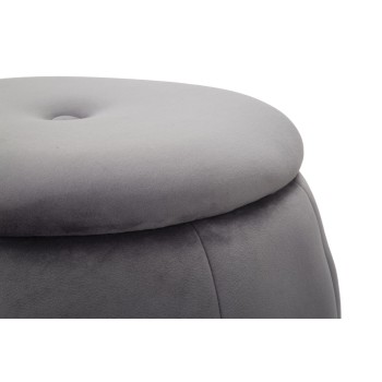 PARIS GREY/PRATEADO PUFF/CONTÊINER