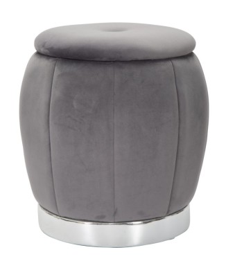 PARIS GREY/PRATEADO PUFF/CONTÊINER