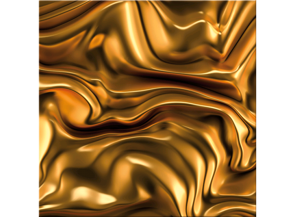 Pintura 3D ONDAS DOURADAS G4722 PINTDECOR