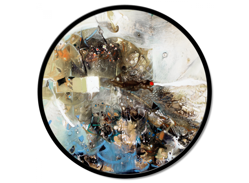 ARTE ABSTRATA EM PRETO GT6380 PINTDECOR