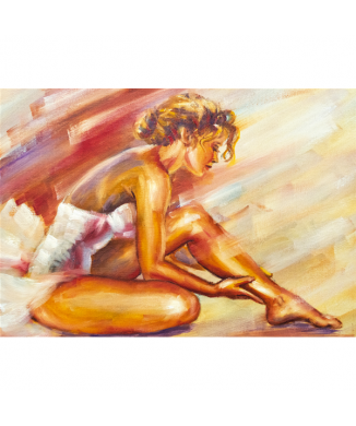 Pintura BAILARINA À ESPERA G1752 PINTDECOR