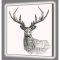 Moldura iluminada CERVUS GL4546 PINTDECOR