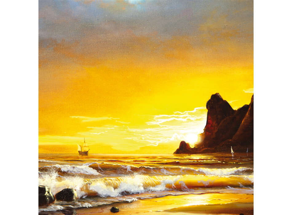Pintura Ondas do Mar G2154 PINTDECOR