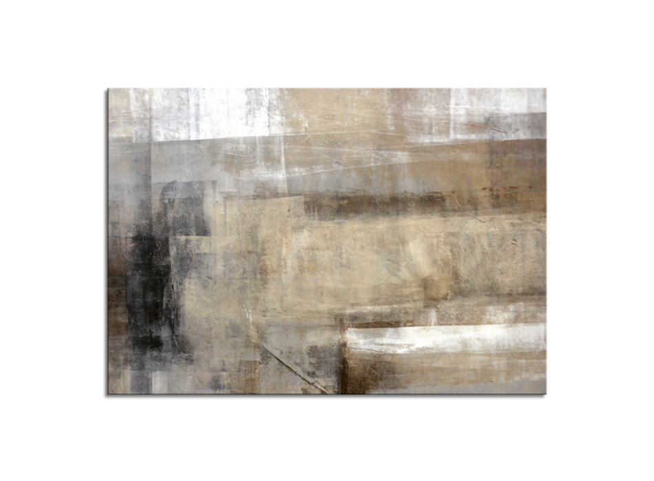 Pintura retangular abstrata G6966 PINTDECOR