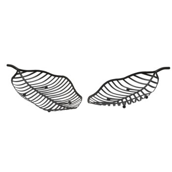 S/POCHETS LEAF PRETO PAR