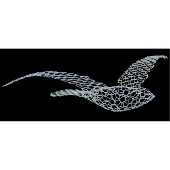 ESCULTURA DE METAL PÁSSAROS MT340 PEQUENA MAGIS EU TAMBÉM