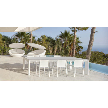 Cadeira QUARTZ VONDOM com apoios de braço