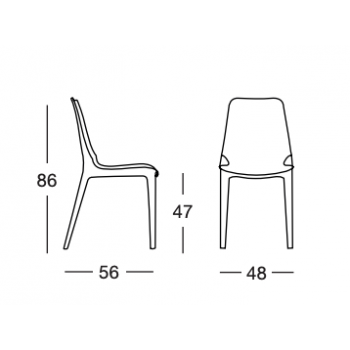 Ginevra 2334 Cadeira Scab
