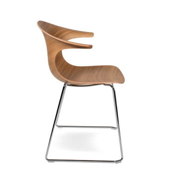 Cadeira trenó LOOP 3D WOOD - INFINITI