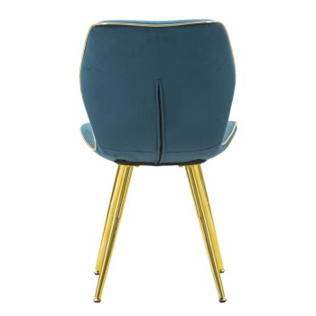 Conjunto de 2 cadeiras Paris Space Chair Ottan/Gold