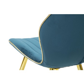 Conjunto de 2 cadeiras Paris Space Chair Ottan/Gold