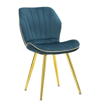 Conjunto de 2 cadeiras Paris Space Chair Ottan/Gold