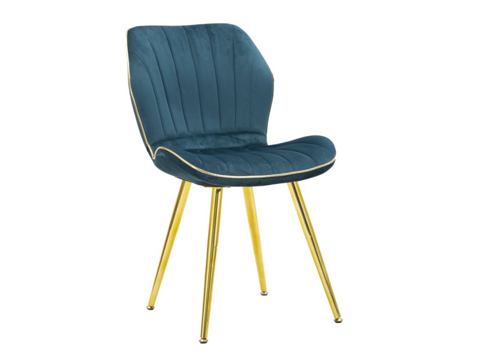 Conjunto de 2 cadeiras Paris Space Chair Ottan/Gold
