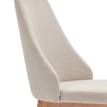 Cadeira de chenille Rosie