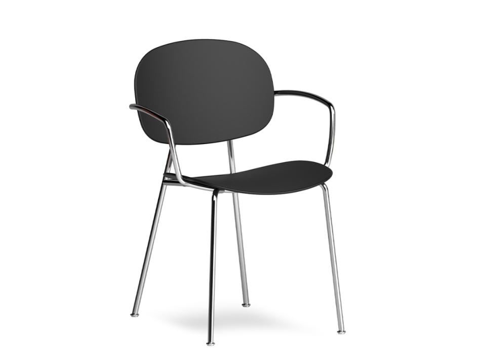 Cadeira de exterior TONDINA POP com 4 pés e apoios de braços - INFINITI
