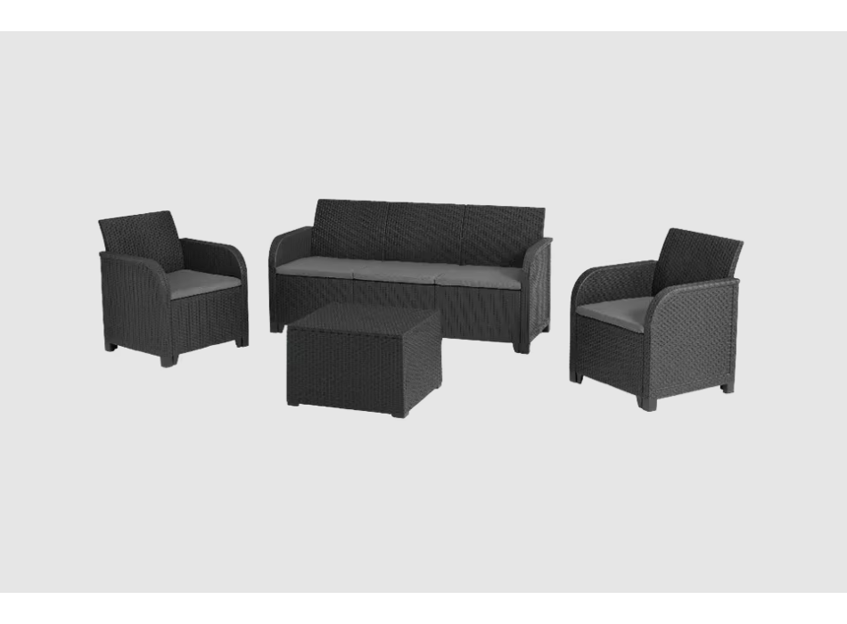 Conjunto de lounge KETER ROSALIE para jardim