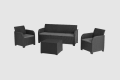 Conjunto de lounge KETER ROSALIE para jardim