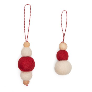 Conjunto de 2 enfeites de esfera para pendurar Roenti da Dempsey