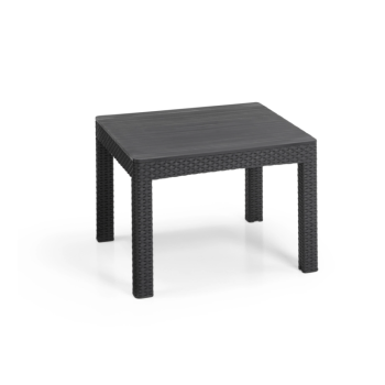 Conjunto de mesa de centro e 2 poltronas KETER Emma para varanda