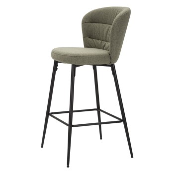 Conjunto de 2 banquetas de bar Lausanna verdes
