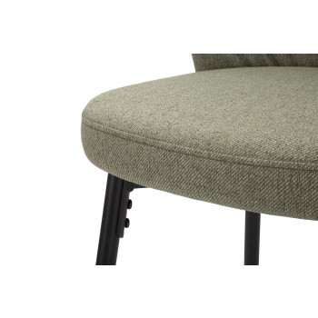 Conjunto de 2 banquetas de bar Lausanna verdes