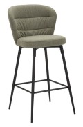 Conjunto de 2 banquetas de bar Lausanna verdes