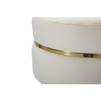 BANCO PARIS CREME/DOURADO